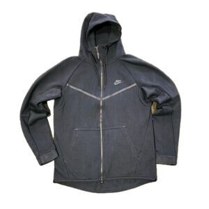 Nike Tech Fleece Windrunner Full Zip Hoodie Men's Sz M Black 805144-010